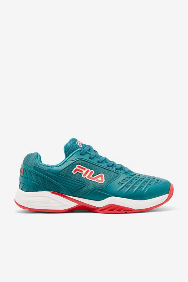 Fila Axilus 2 Energized Men's Tennis Shoes - White/Red,NZ 398-37246